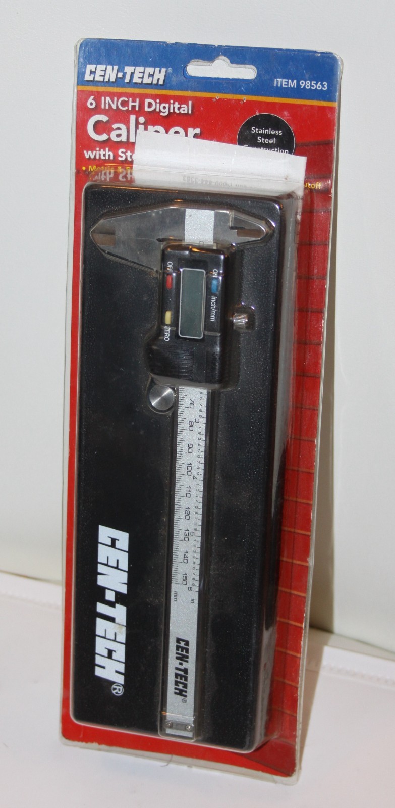 VINTAGE CEN-TECH 6 INCH DIAL CALIPER NO. 98563