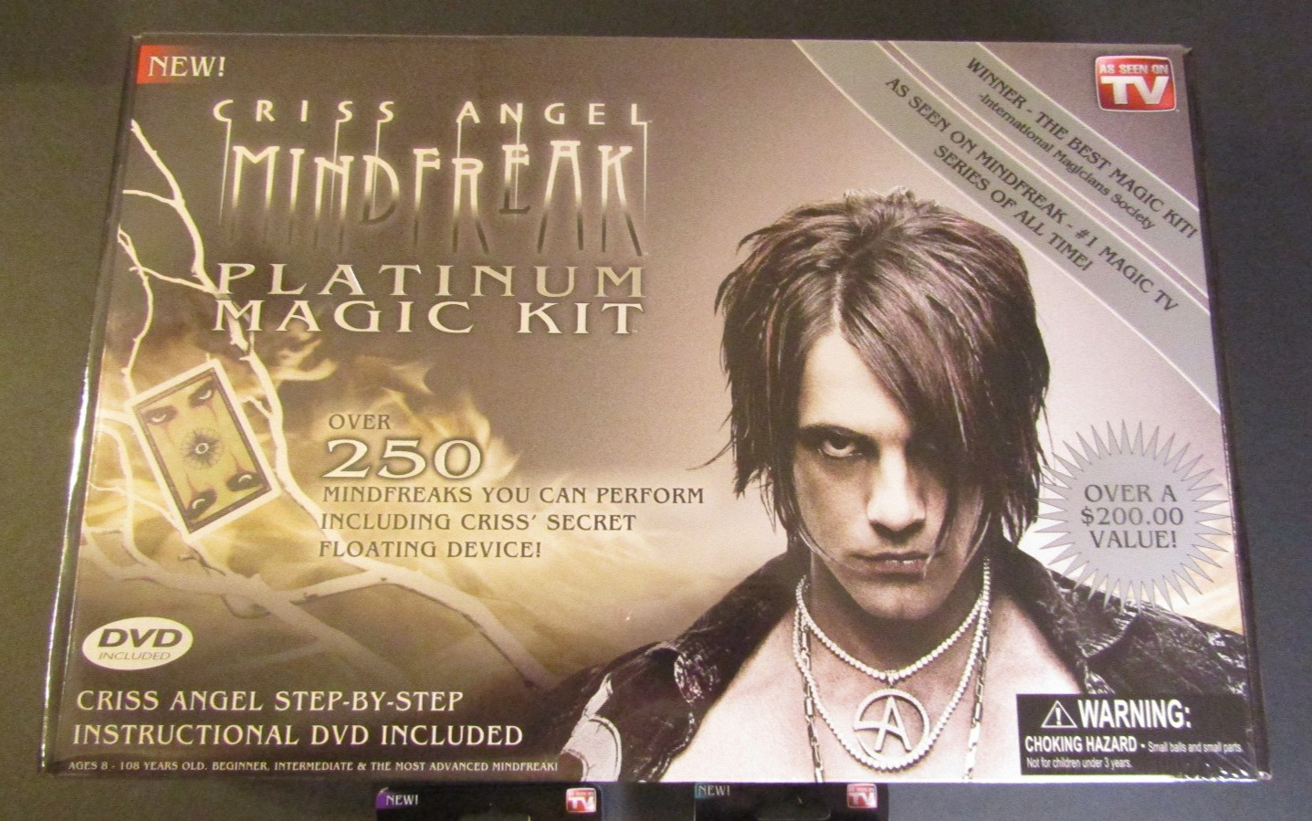 Criss Angel Mindfreak Platinum Magic Kit NEW Sealed (PLUS 2 BONUS TRICKS) Bundle