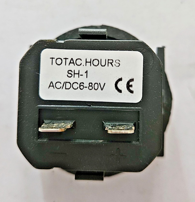 CE SH-1 Hour Meter (black)