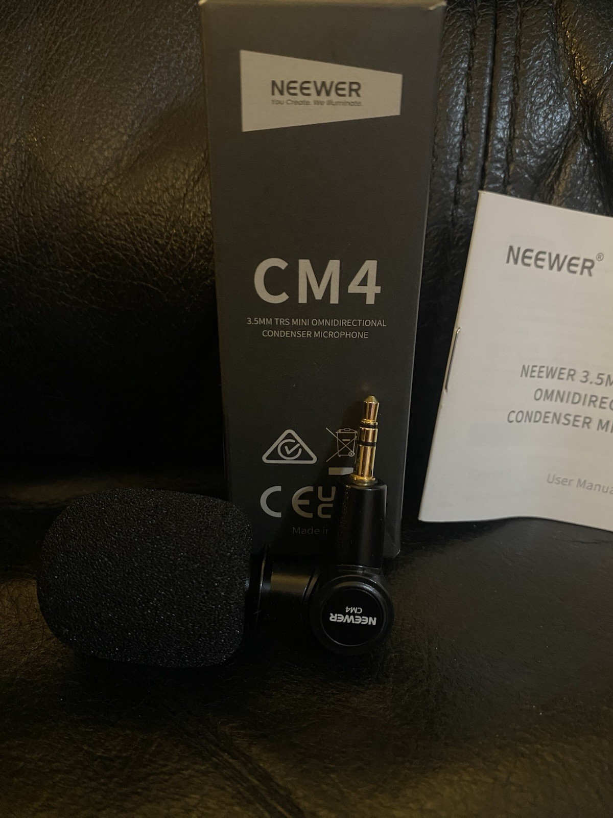 NEEWER 3.5mm TRS Omnidirectional Mini Microphone