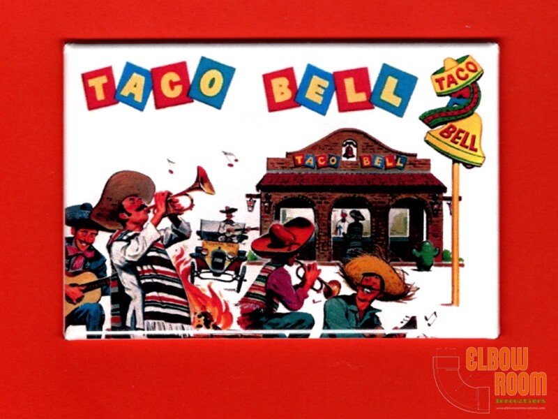 Vintage Taco Bell album cover art 2x3" fridge/locker magnet