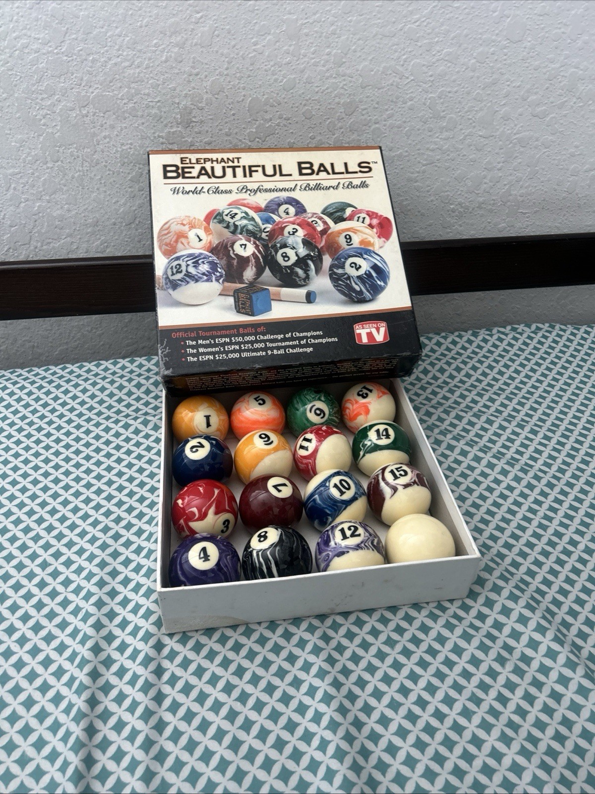 Set Of Billard Balls “Elephant Beautiful Balls”