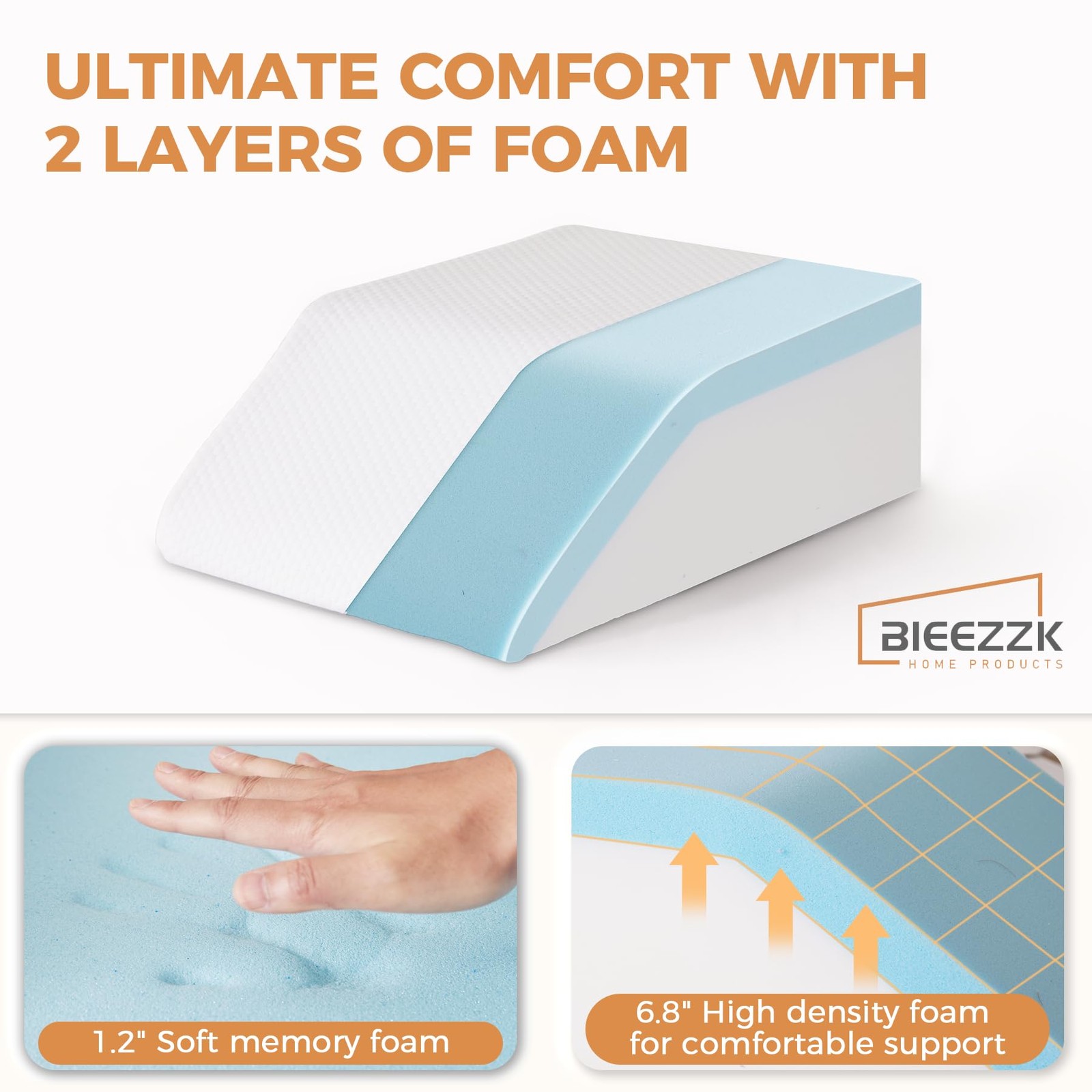 Leg Pillow Elevation Circulation, Leg Elevating Pillows for After Surgery, Sl...