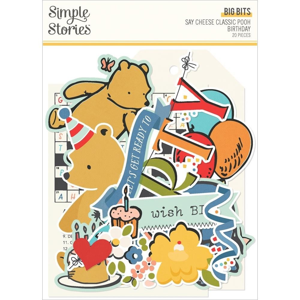 SS Big Bits Say Cheese Classic Pooh Bear Birthday Party Eeyore Piglet Puzzle