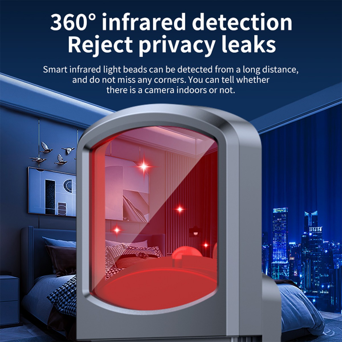 Hidden Camera Detector, Camera Detector, Anti Spy,GPS Tracker Detector,Portabl