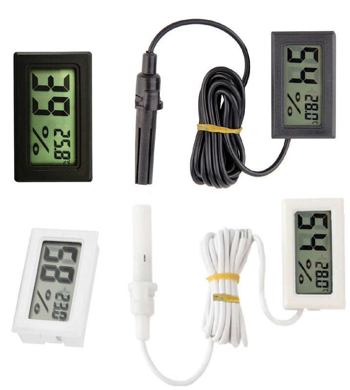 Digital LCD Indoor Temperature Humidity Meter Thermometer Hygrometer L
