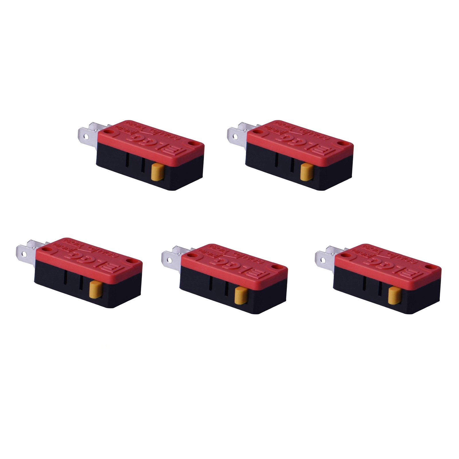 20Pcs Red New 3 Pin Microswitch Push Button For Arcade Mame Jamma Games E