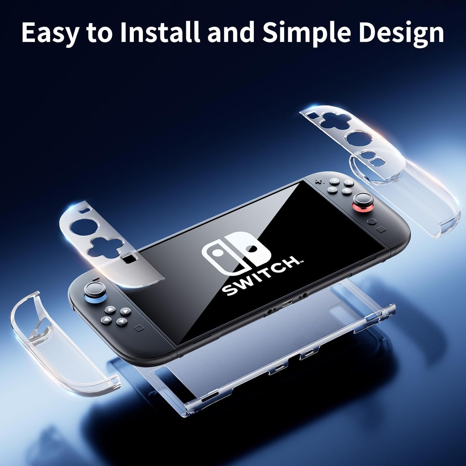 For Nintendo Switch 2 Case with Essential Accessories - Screen Protector