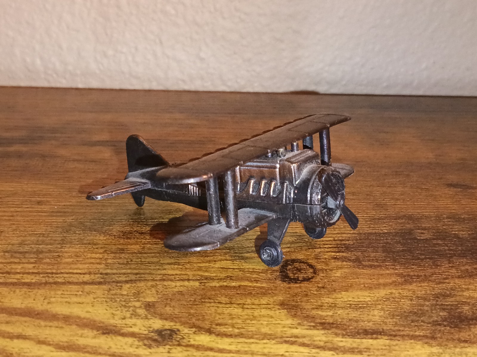 Vintage Metal Pencil Sharpener Airplane Plane Aircraft Collectible Rare