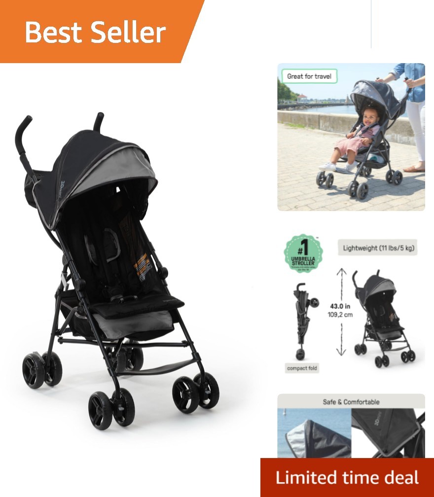 3Dmini Lightweight Stroller: Safe, Portable, and Perfect for Travel Adventures