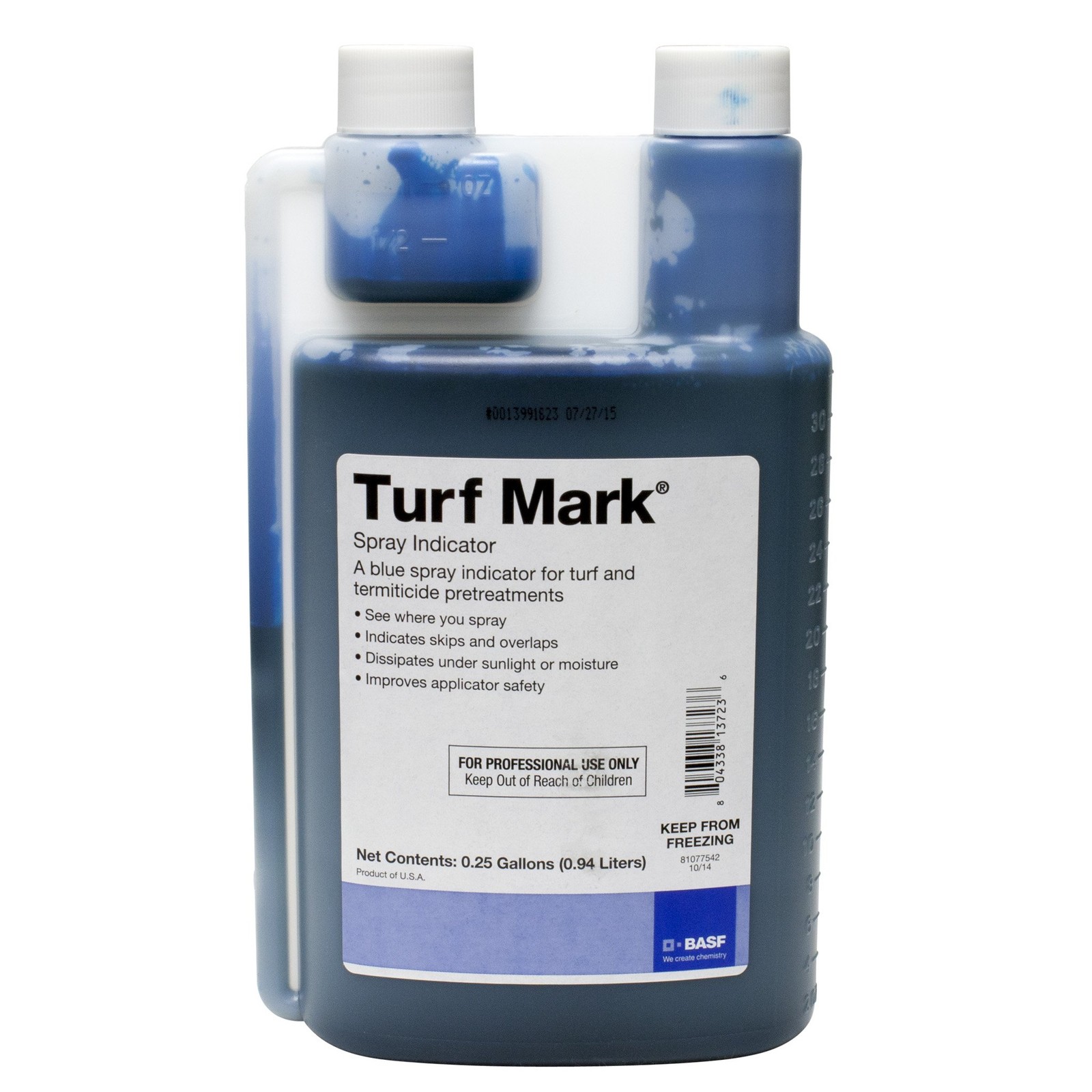 BASF Turf Mark Blue Spray Marking & Pattern Indicator Dye for Weed, Fertilizer &
