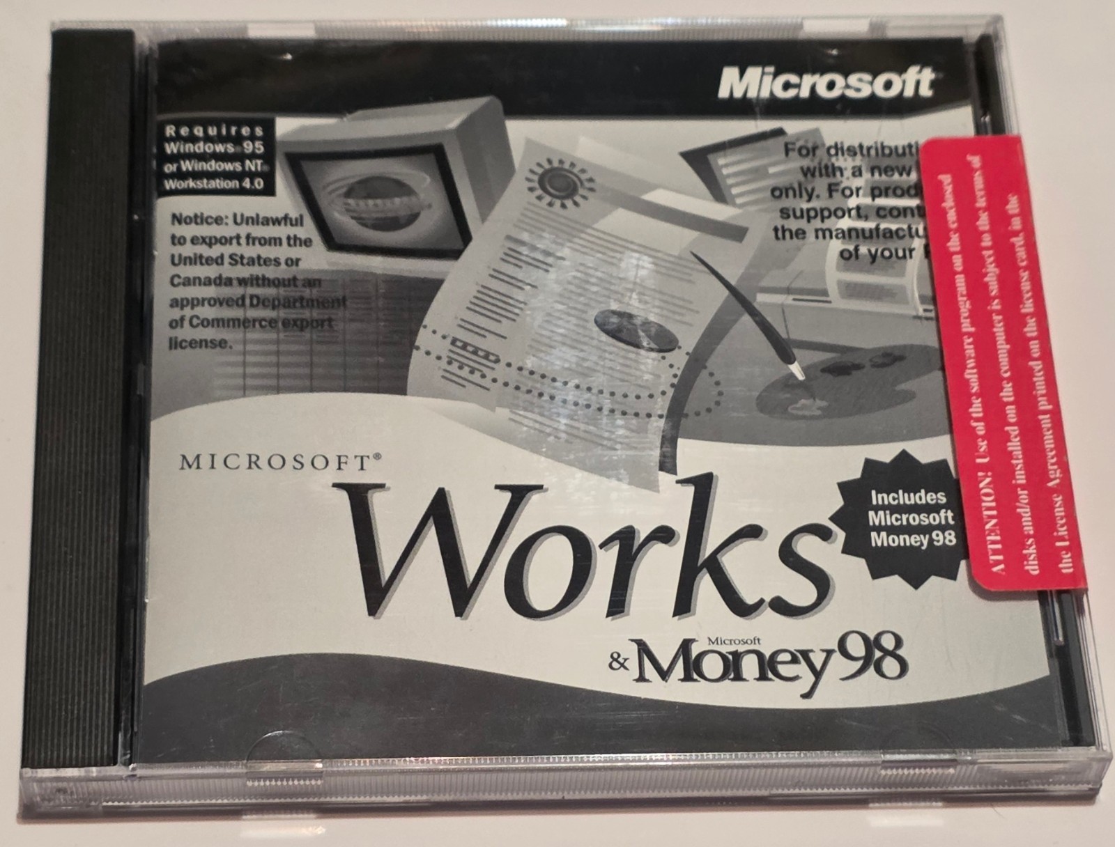 Microsoft Works and Money 98 for Windows
