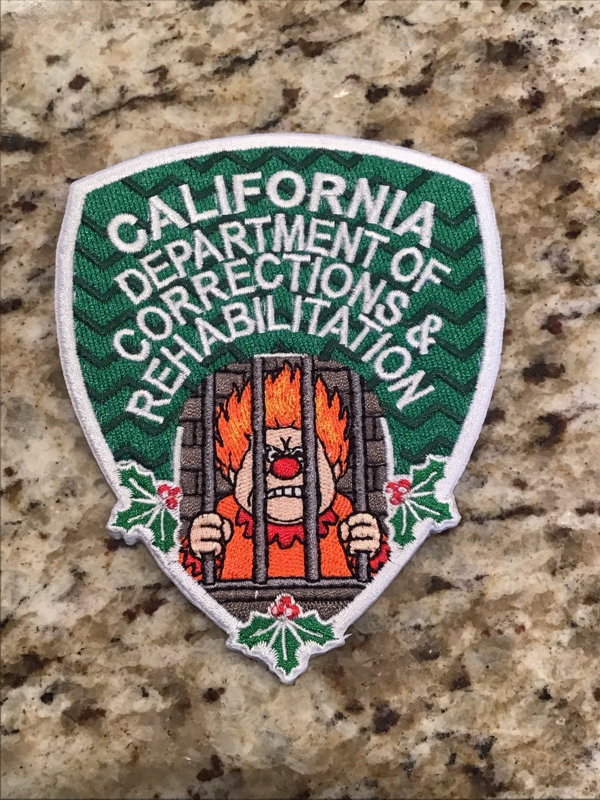 Funny California Department Of Corrections And Rehabilitation Christmas Patch