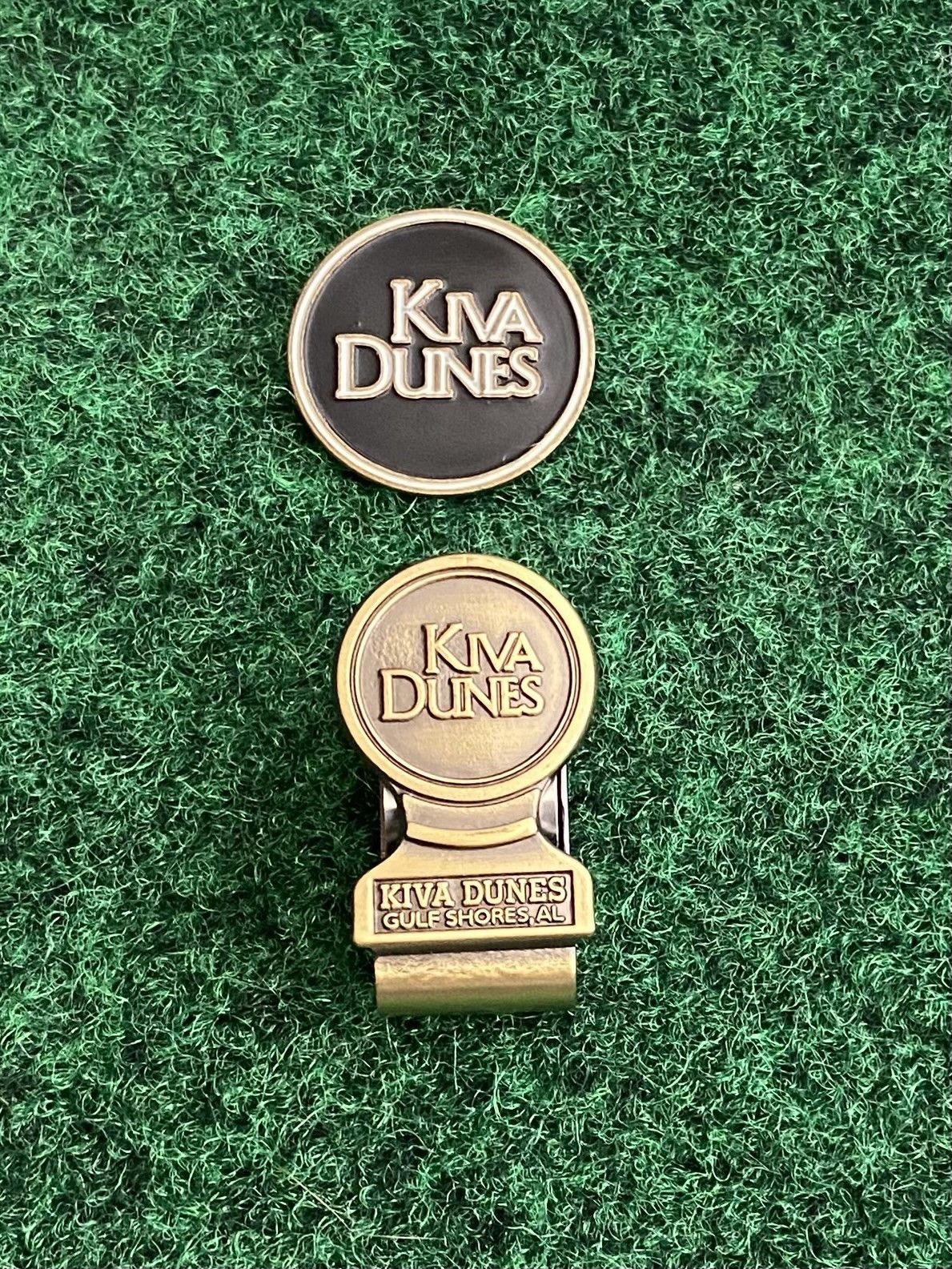 KIVA DUNES Golf Ball Marker W/ Magnetic 🧲 Clip