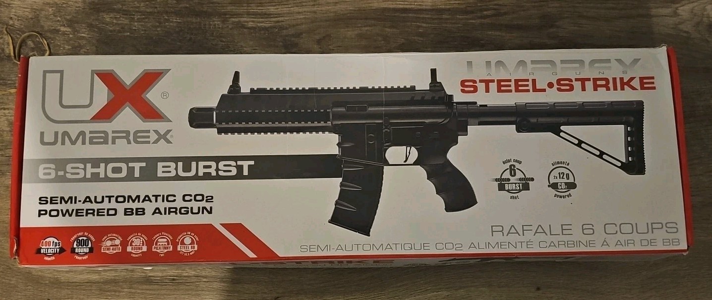 Umarex USA Steel Strike BB Gun Auto 6-Shot Burst - Black