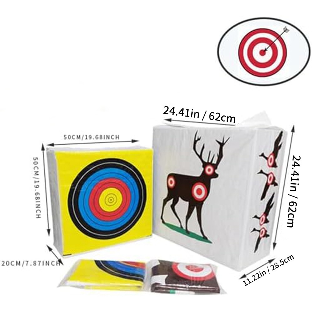Range Archery Bag Target Replacement Cover with 2 Sides Easy to Transport8412
