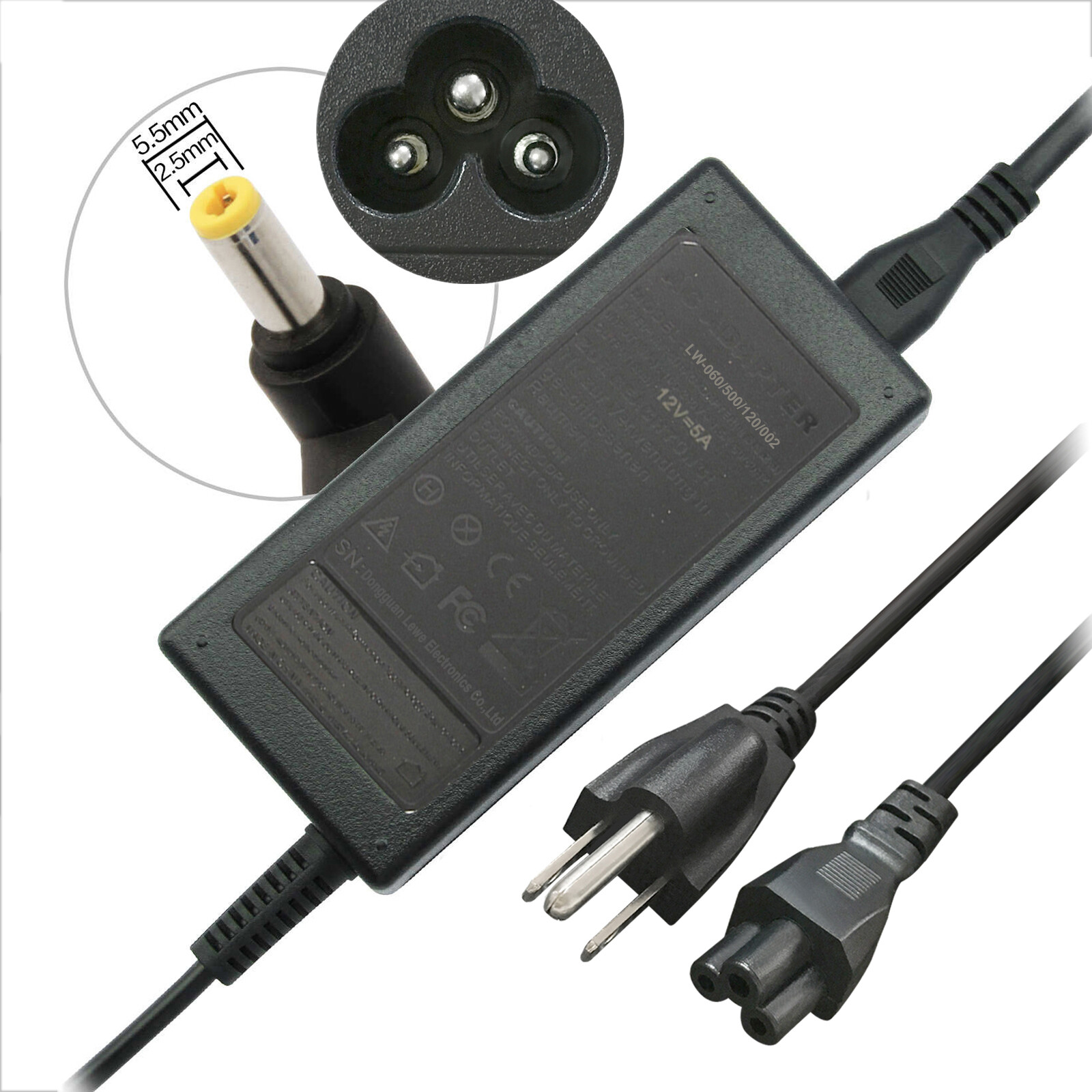Adapter Charger For Arcade1up Game Machines Arcade 1up Fits ALL Riser Power Cord