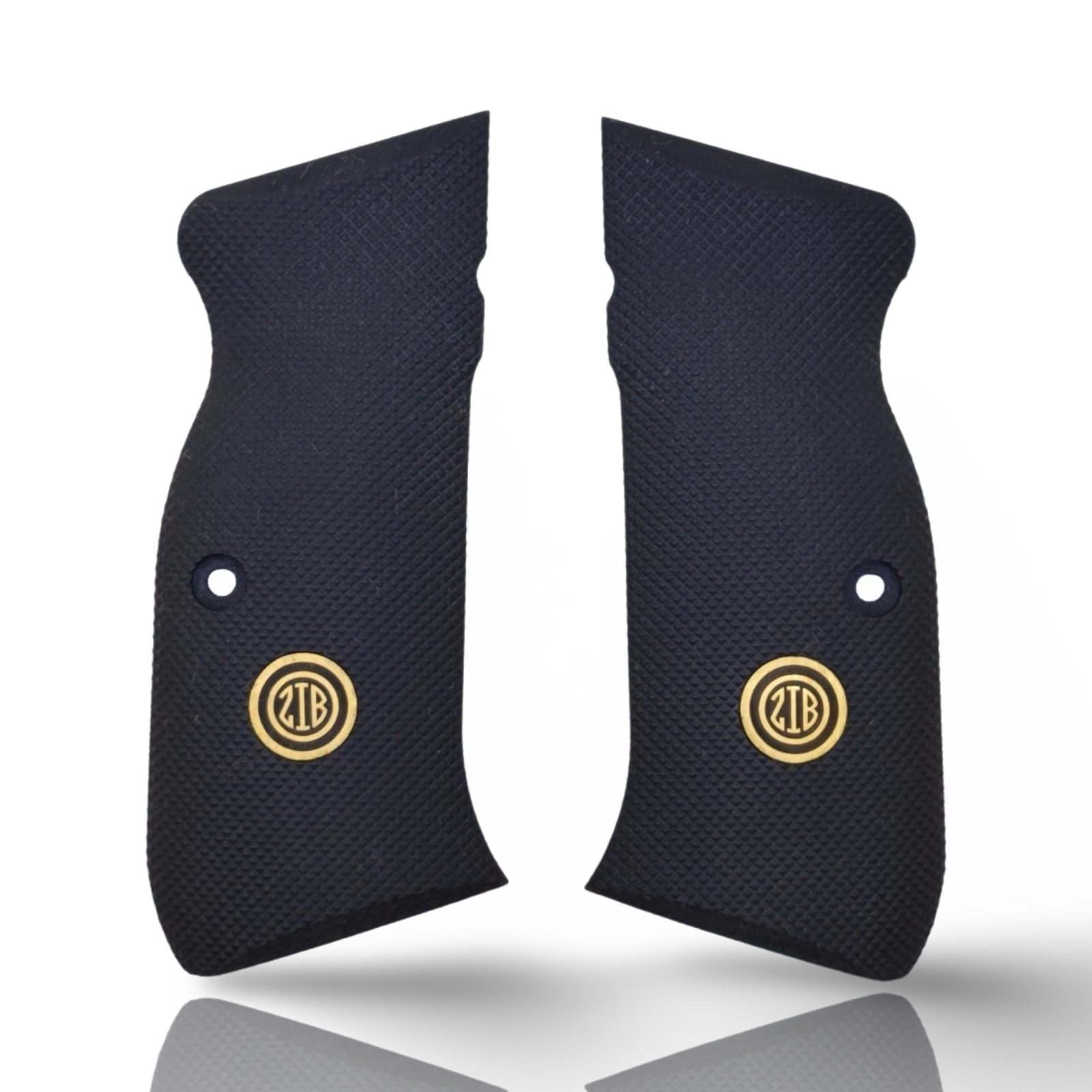 Zib Grips Polymer Series Pistol Grips for Sarsilmaz KILINC2000LIGHT, Metal Logo