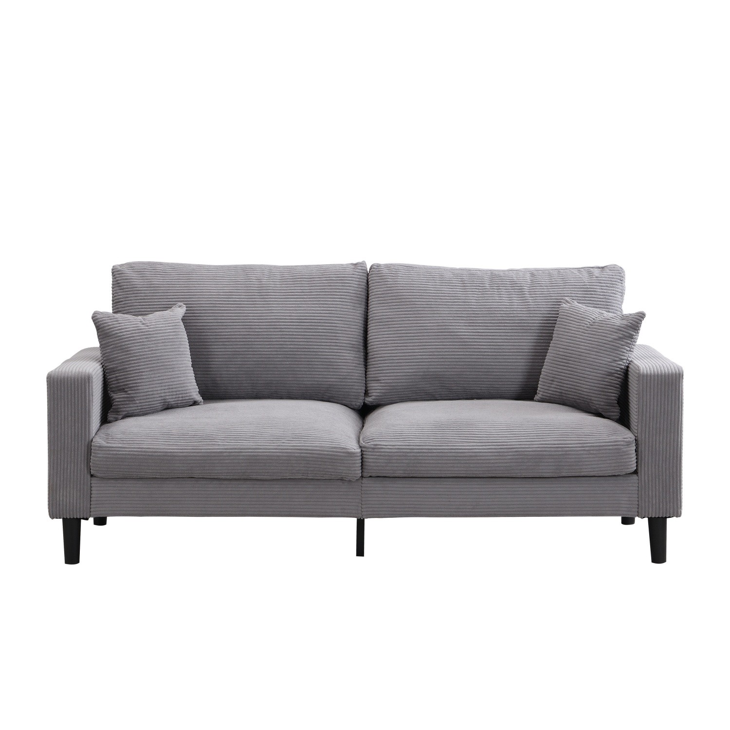 74'' 3 Seater Sofa Couch Upholstered Sofa Couch Home Living Room Furniture