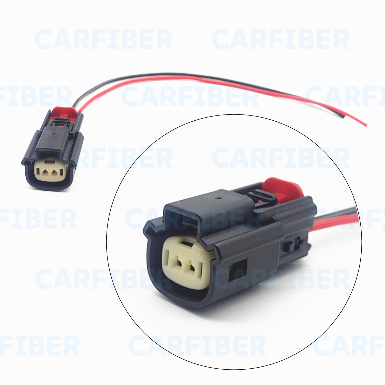 2-Way LED Light Fog Lamp Fog Light Pigtail Connector For Ford Explorer 2020-2022