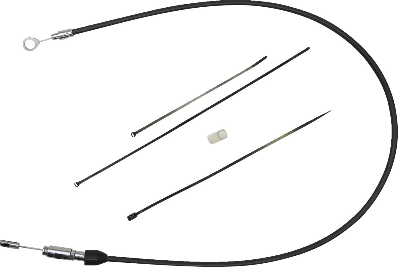 DRAG SPECIALTIES 4323412HE Quick Connect Clutch Cable - Upper - 46" Black/Chrome