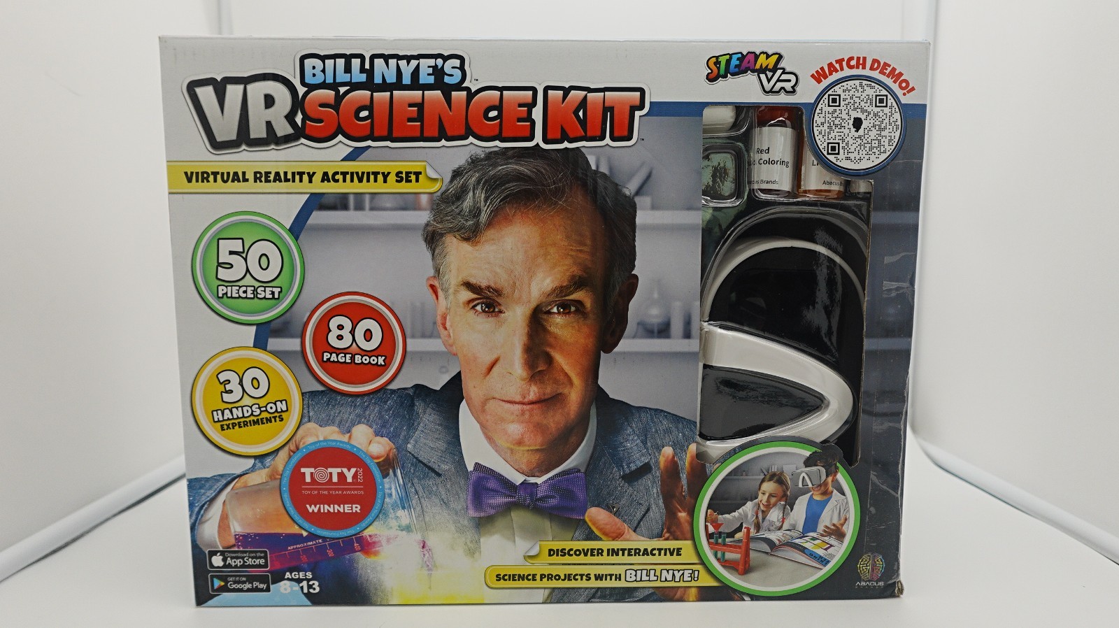 Abacus Bill Nye VR Science Kit Virtual Reality STEM Learning Set for Kids New