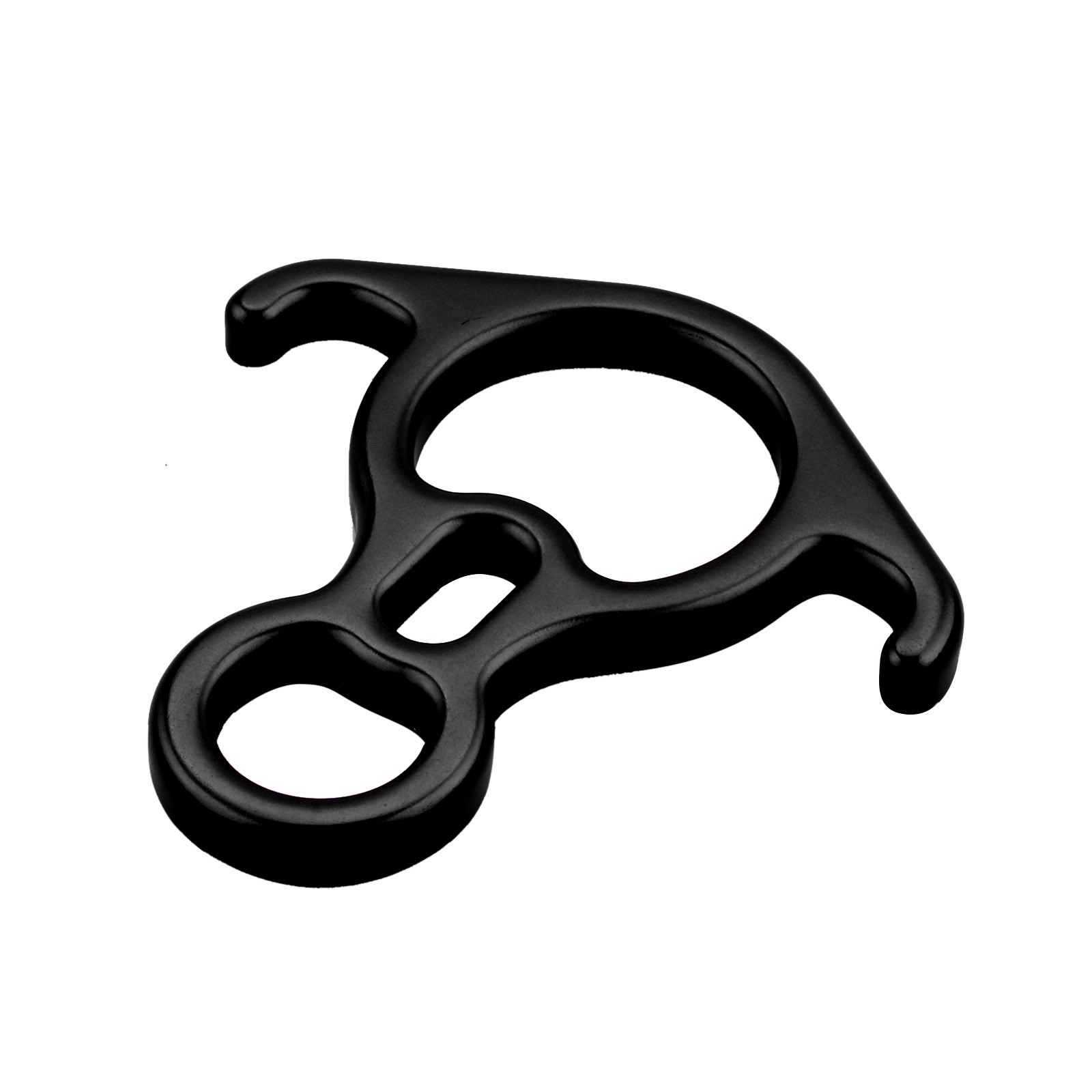 50KN Alloy Descender Large Bent-Ear Belaying And Rappelling Gear Belay Climbing