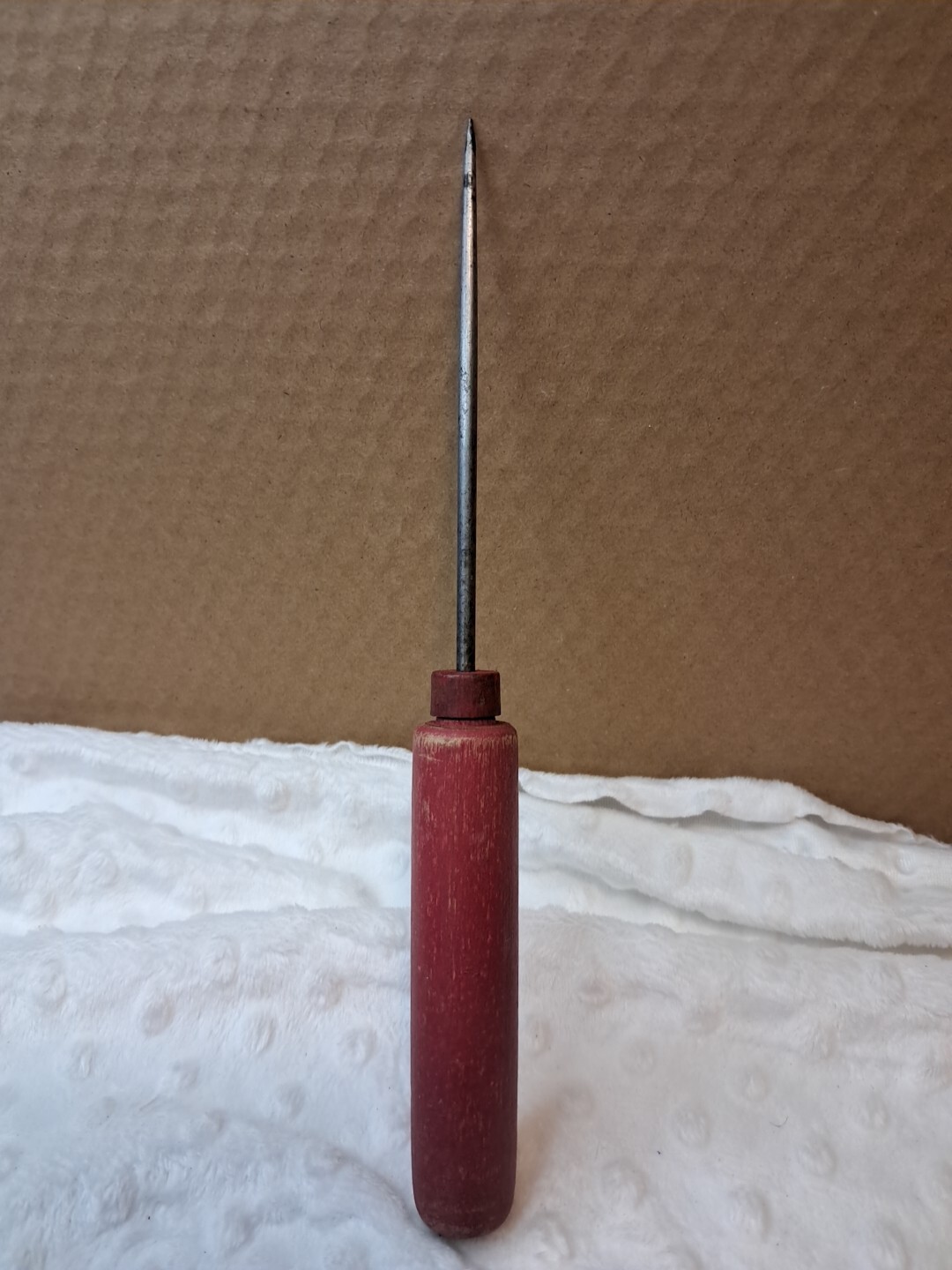 Wooden Handle Ice Pic Vintage