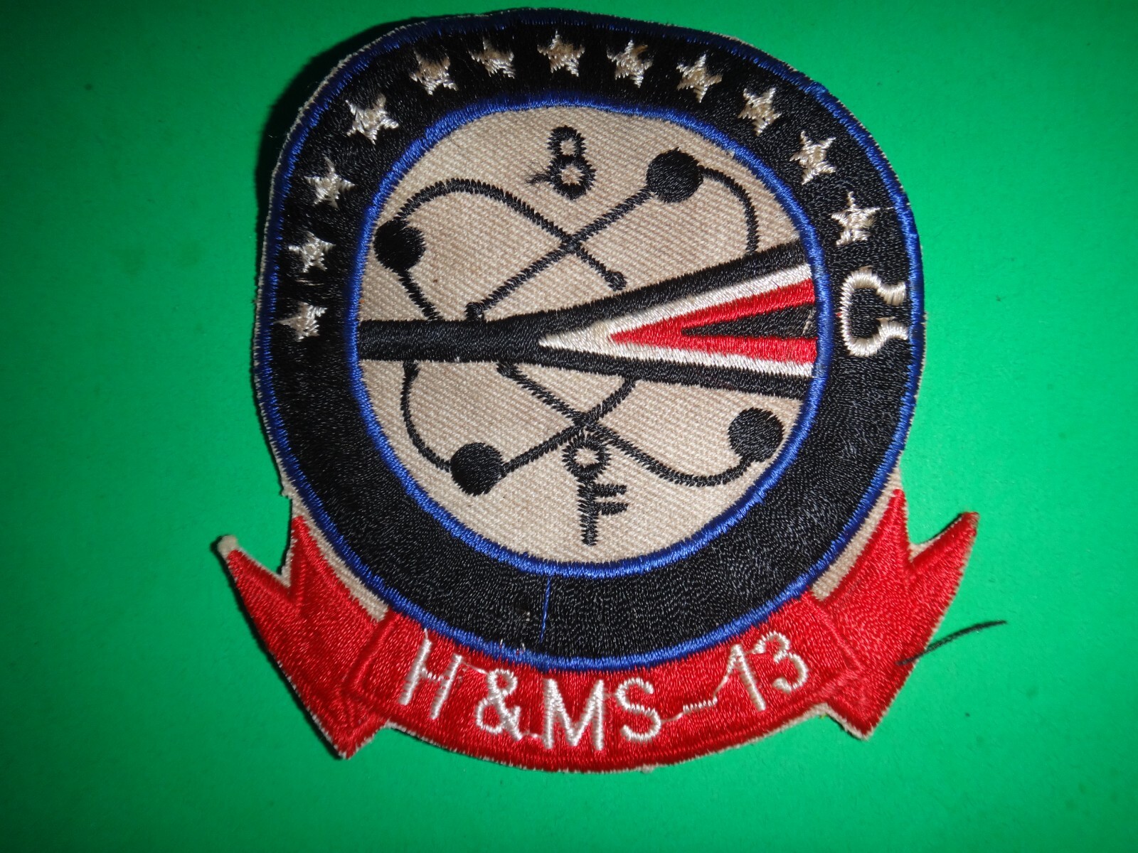 USMC Headquarters Maintenance Squadron H&MS-13 Patch From Vietnam War Era