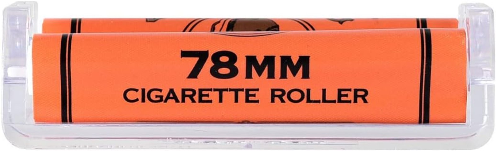 Cigarette Rolling Machine 78mm Compact Lightweight Zig Zag Roller Orange