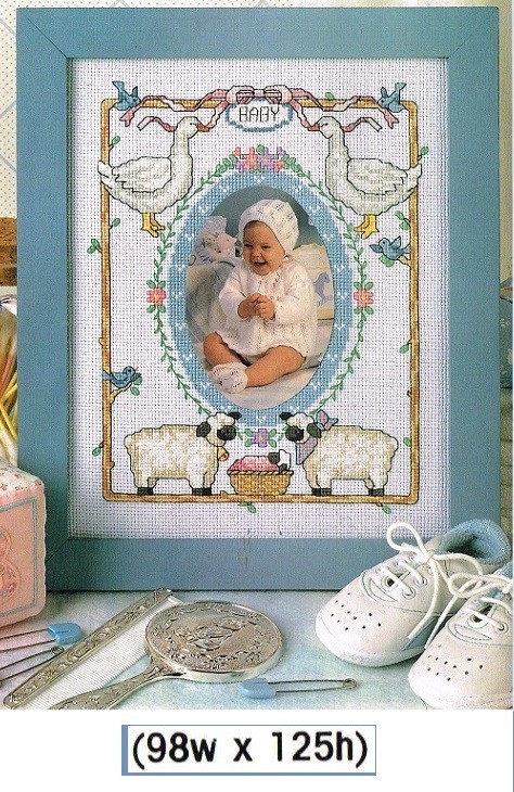 PRECIOUS PORTRAIT  CROSS STITCH PATTERN ONLY  -  KN  QUP