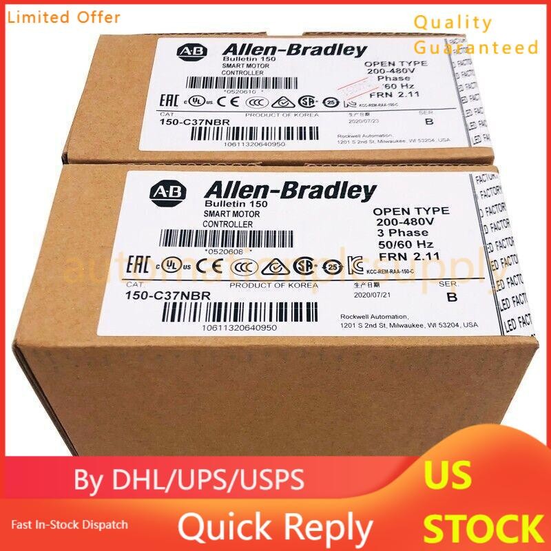 AB 150-C37NBR Smart Motor Controller 150C37NBR New Factory Sealed US Free Tax