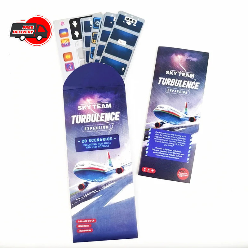 Sky Team Turbulence Expansion Board Game – 20 Scenarios, Extra Rules & Modules