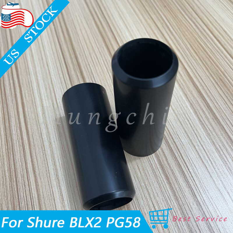 2PCS Black BLX Microphone Battery Cup Cover For Shure BLX2 PG58 Battery Cover
