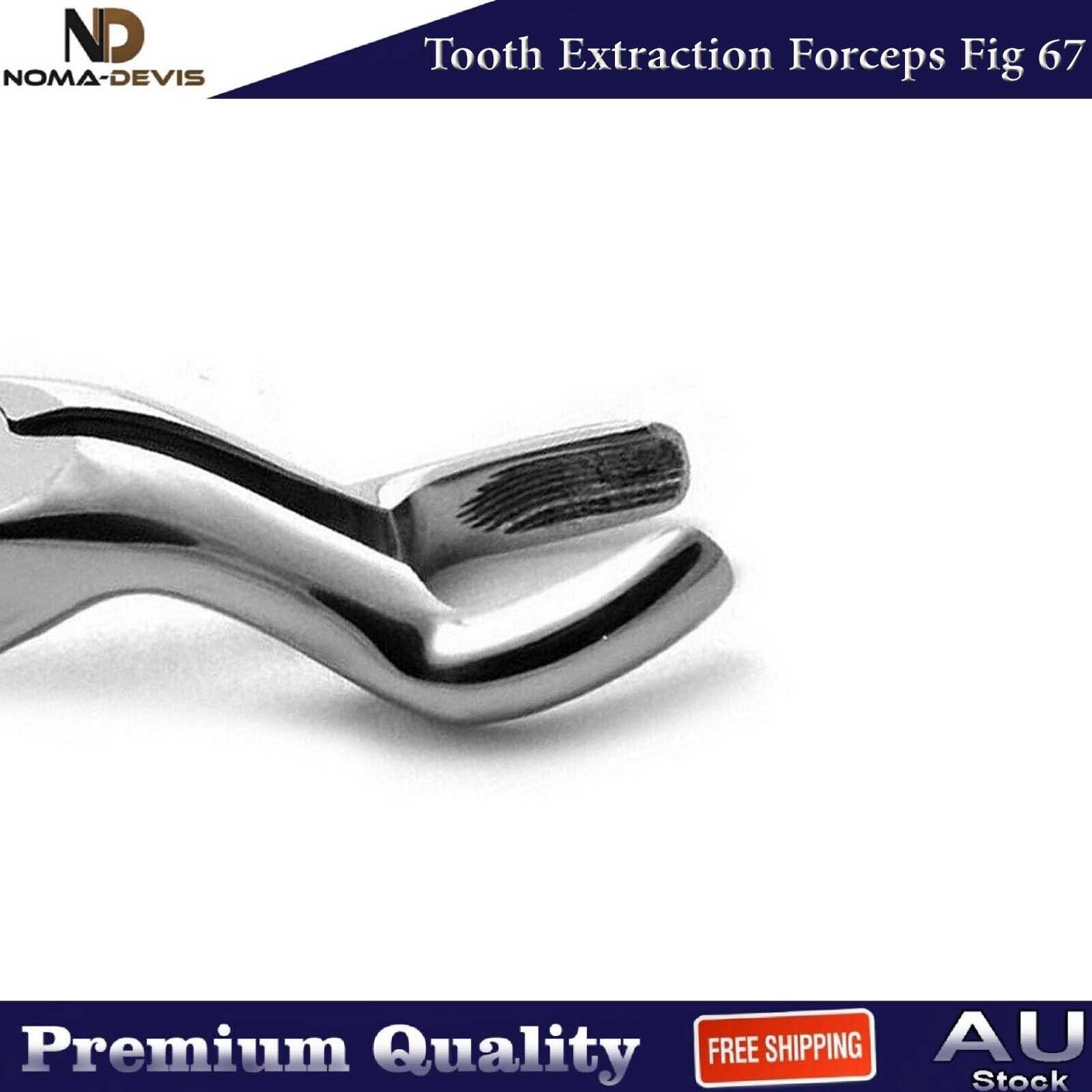 Fig 67 Tooth Extraction Forceps Dental Upper Wisdom Molars Dentist Instruments