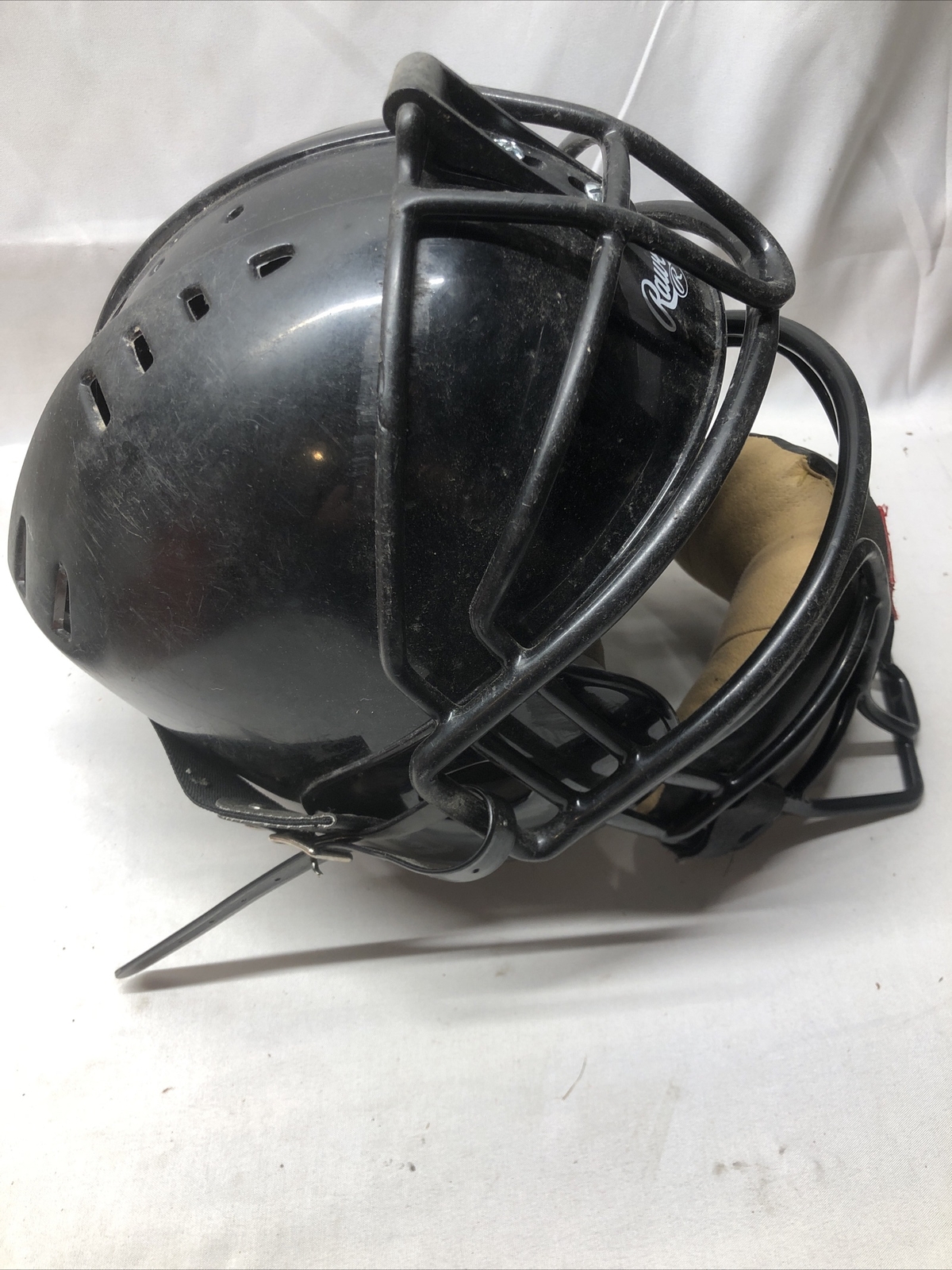 Rawlings Ai1 Baseball Catcher's Helmet and Mask Black 6 5/8 - 7 Youth