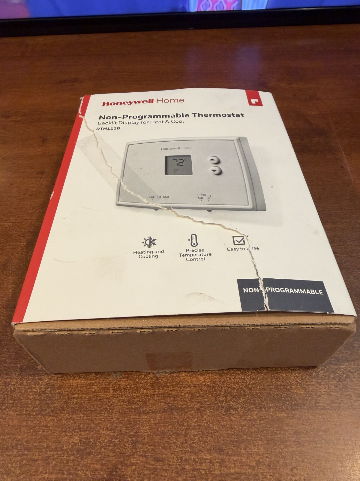 Honeywell Thermostat Home RTH111B1024 Digital Non-Programmable Heating Cooling