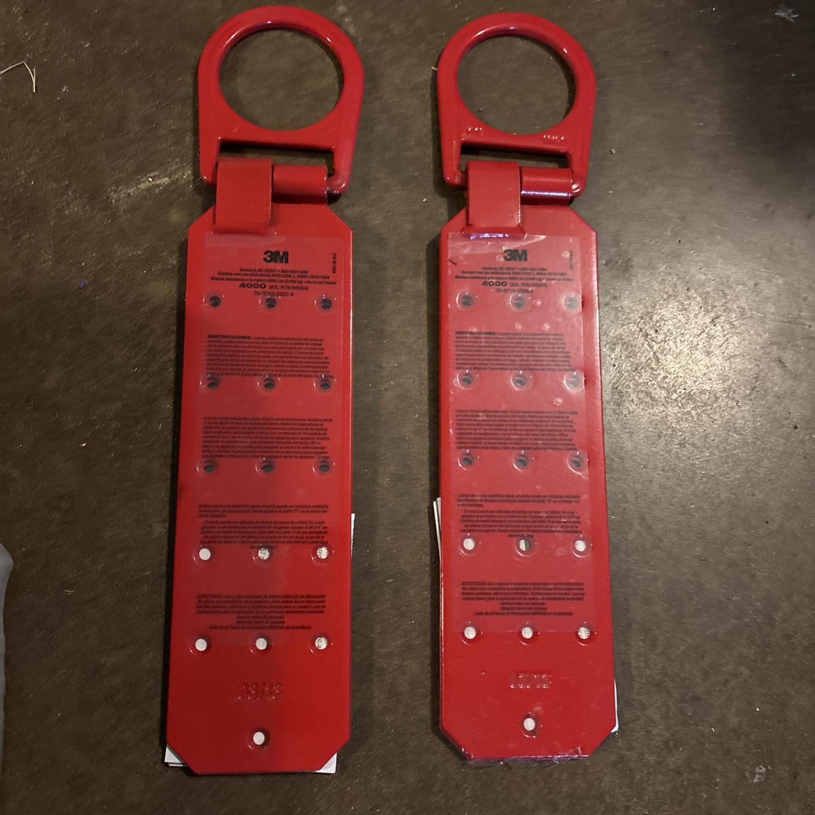Lot Of Two (2) 3M Roof Anchor 4000 Reusable 94024