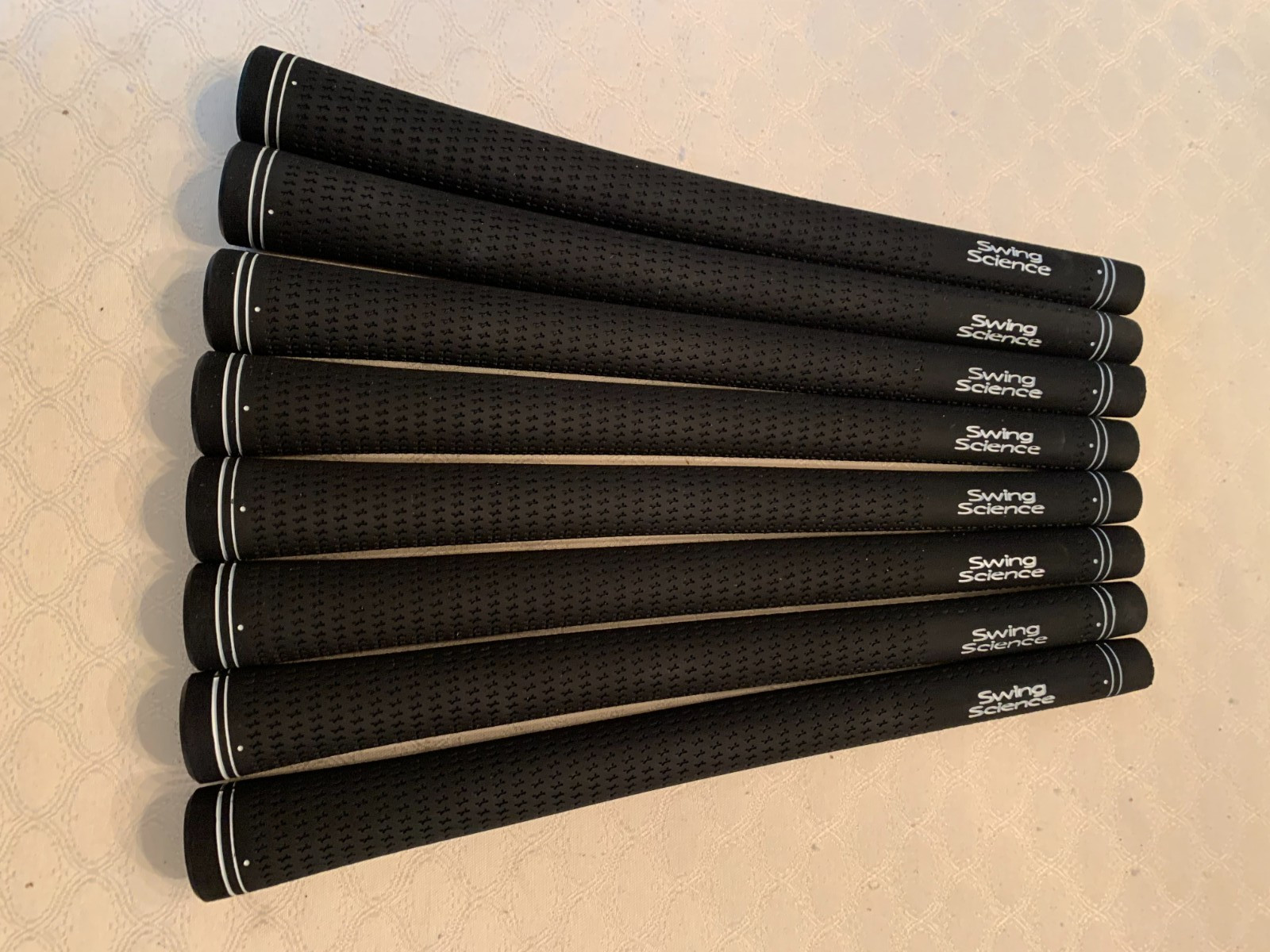 (8) Brand NEW Swing Science Buffed Velvet Golf Grips - Standard -  Black