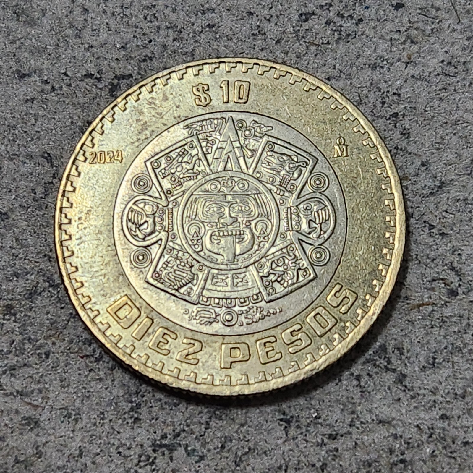 MEXICO 🇲🇽 TEN (10) PESOS COIN 2024