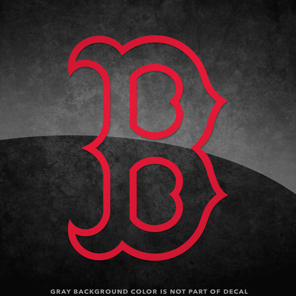 Boston Red Sox Vinyl Decal Sticker - 4" and Larger - 30+ Color Options!