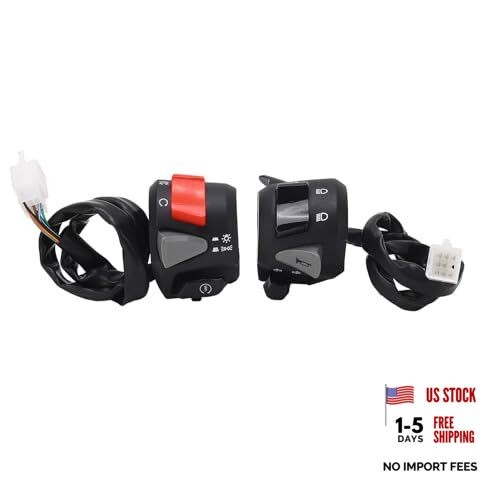Motorcycle Handlebar Switch 7/8in Turn Horn High Low Beam Start Stop Switch