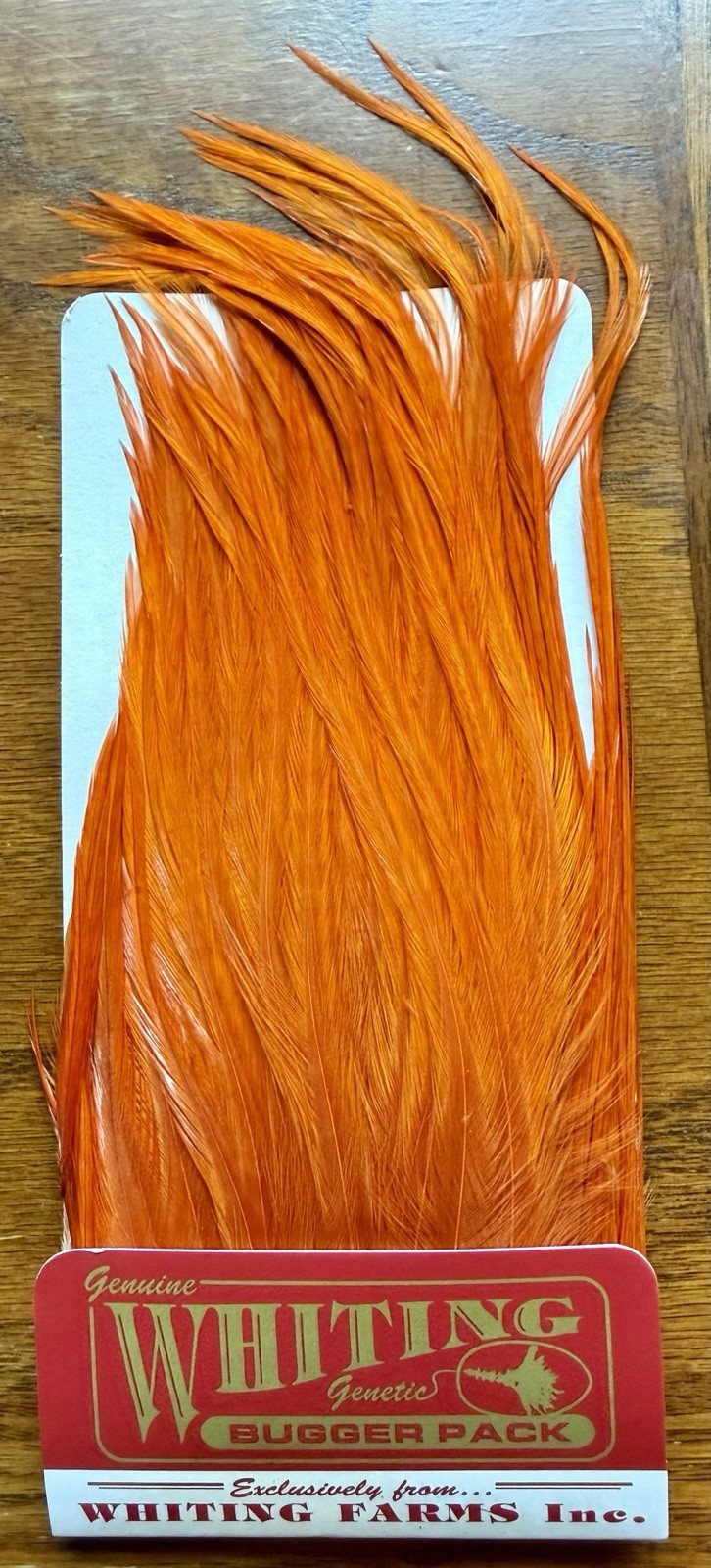 Whiting Farms Bugger Pack White Burnt Orange 345-SH-E-L