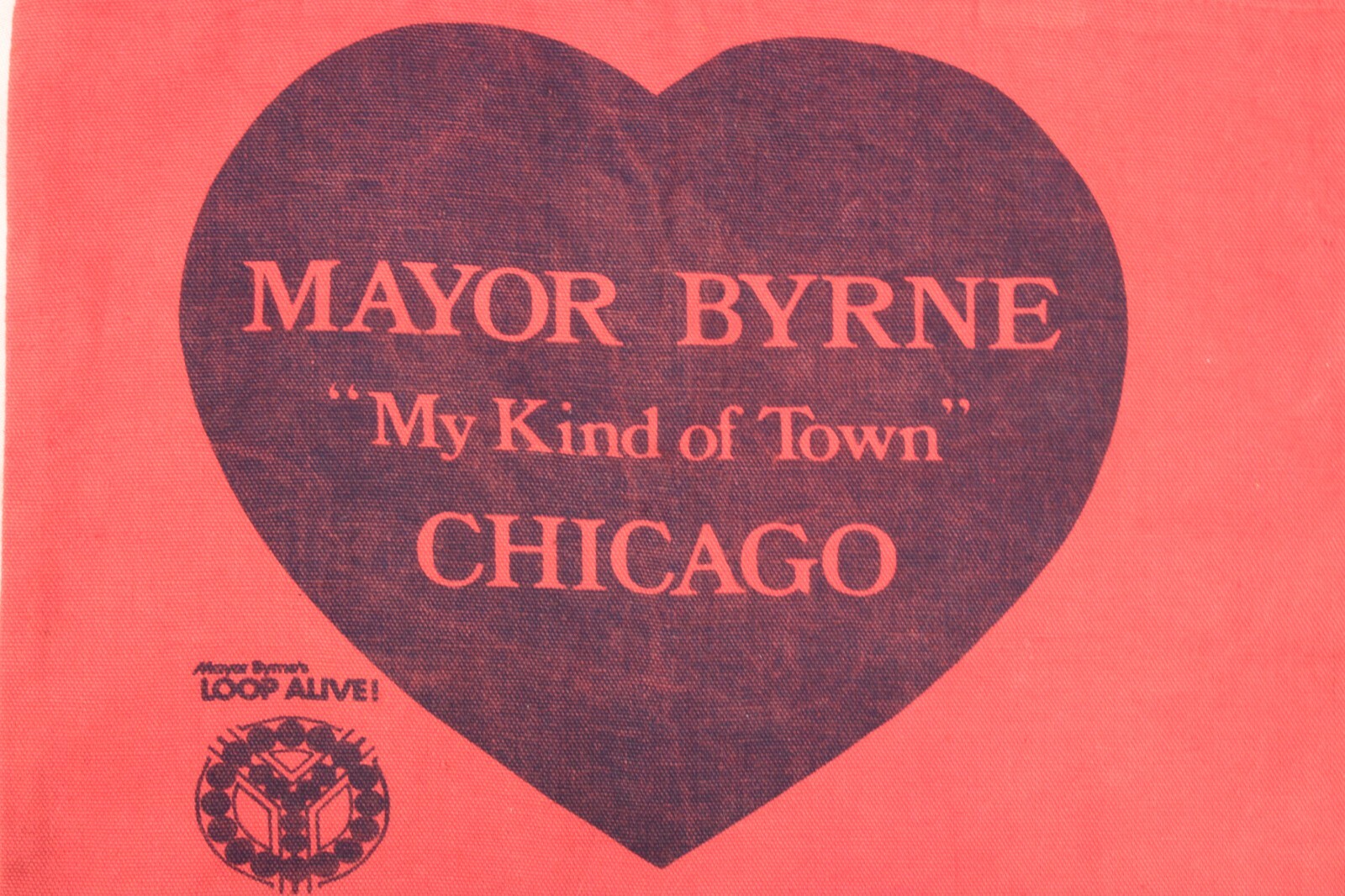 Chicago Mayor Bryne Tote Bag My Kind of Town 14 X 12 Inches