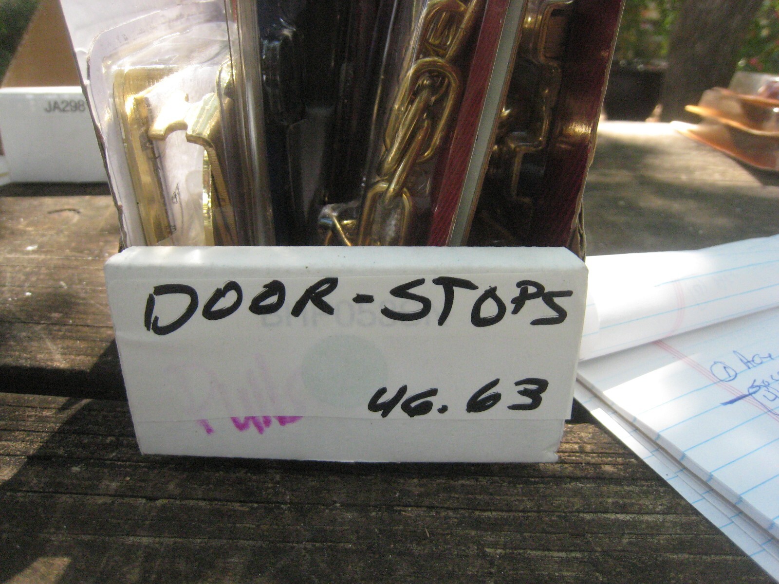 DEFENDER SECURITY U 9494 Brass Plated Texas Security Bolt