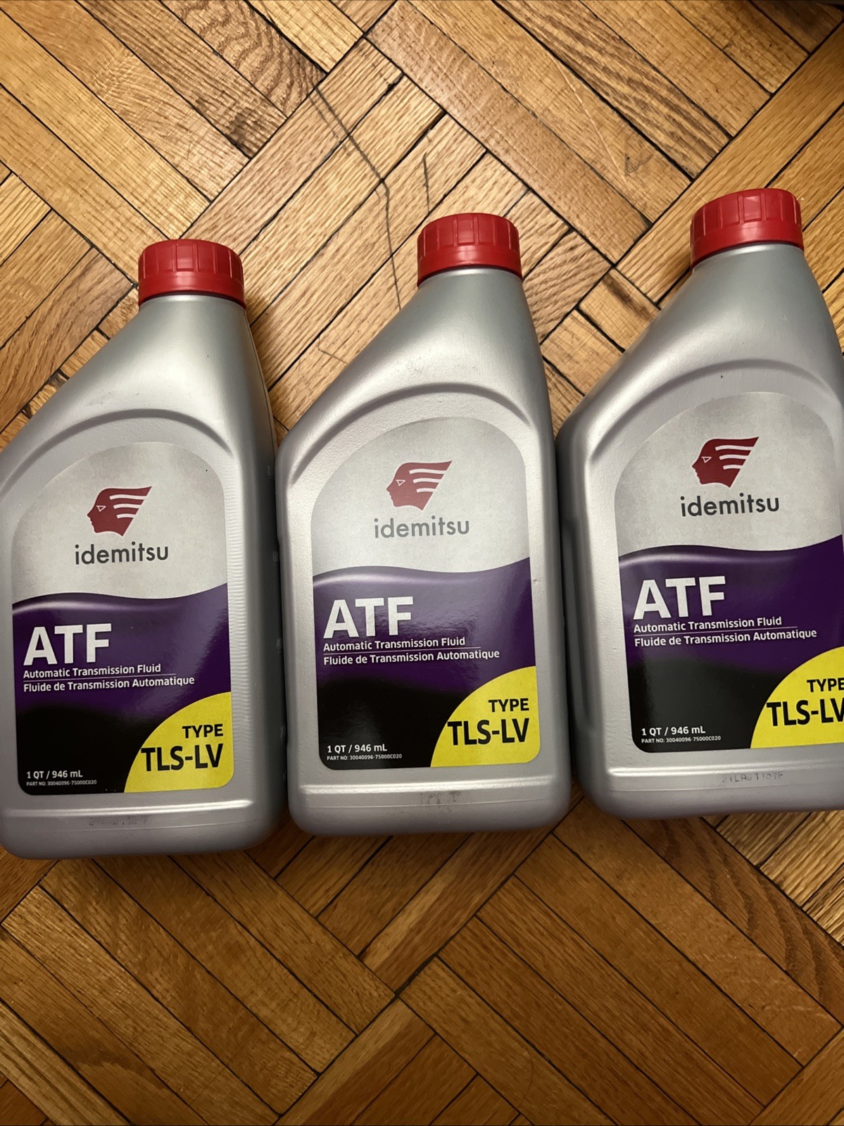 3 Quart Idemitsu ATF Transmission Fluid Type TLS-LV 3 x 1 Quart