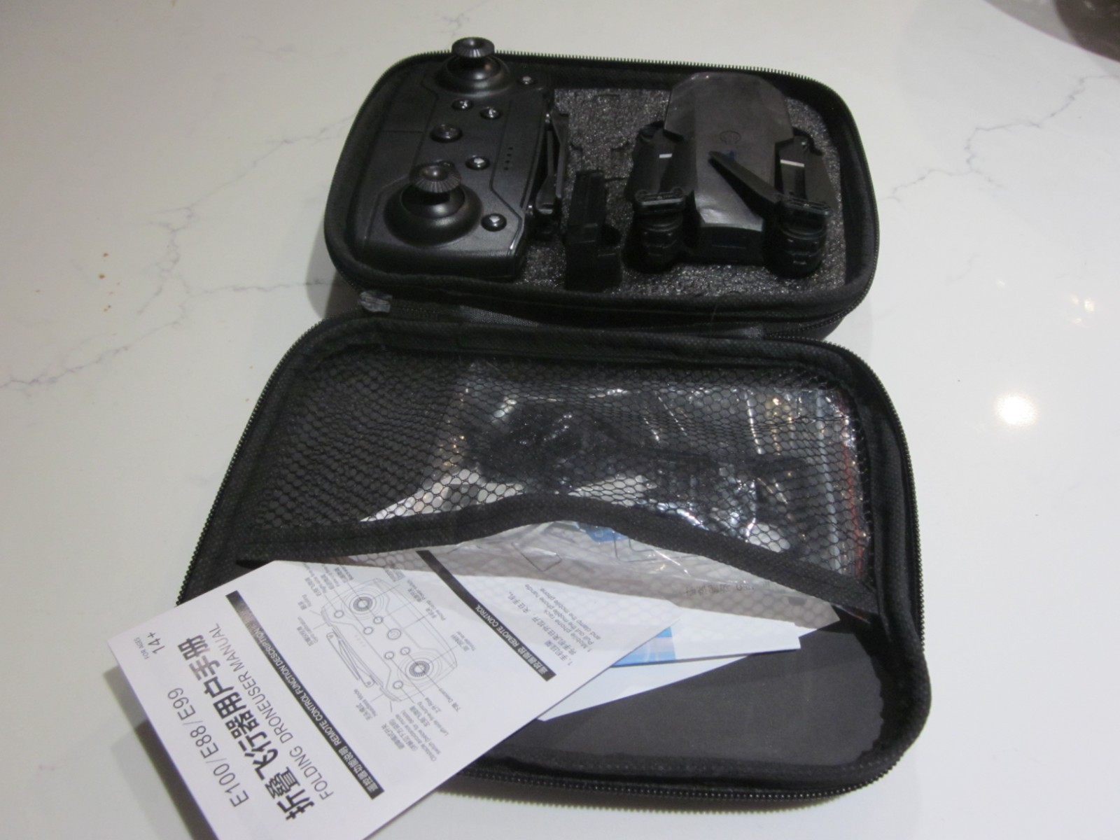 Super Endurance Foldable Drone /Black With Carry Case