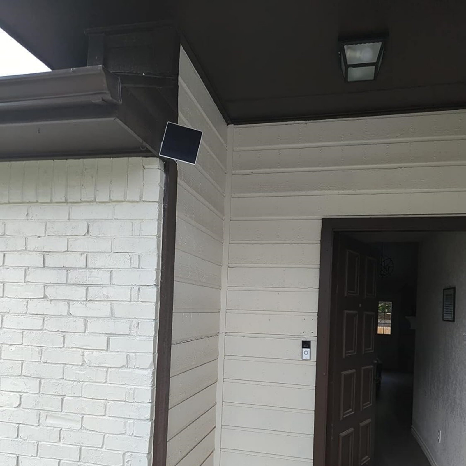 4W Solar Panel Charger for Ring Video Doorbell 3 4 with 21% Module Efficiency