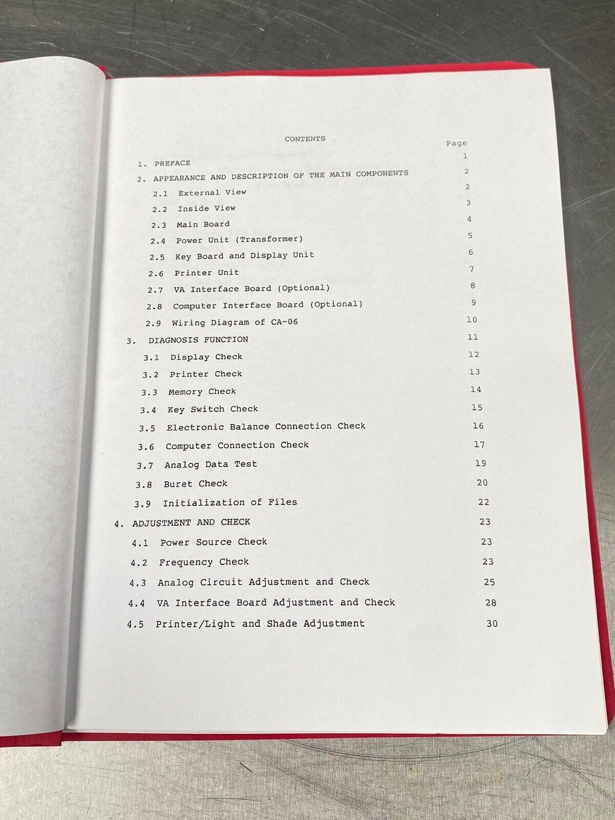 Mitsubishi Moisture Meter CA-06 - Users Manual /Instructions Book