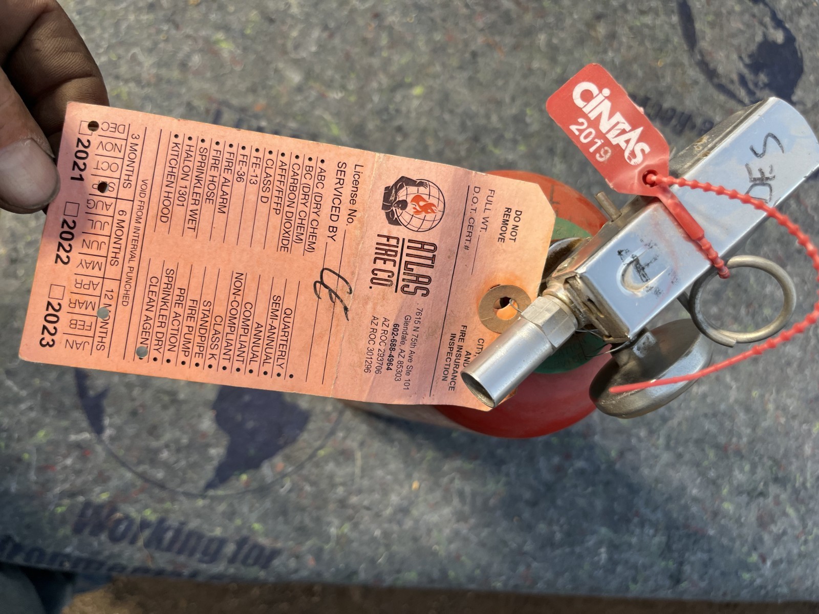 5lb Clean Agent Fire Extinguisher